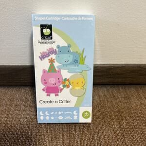 Cricut Cartridge CREATE A CRITTER Complete Link Status Unknown
